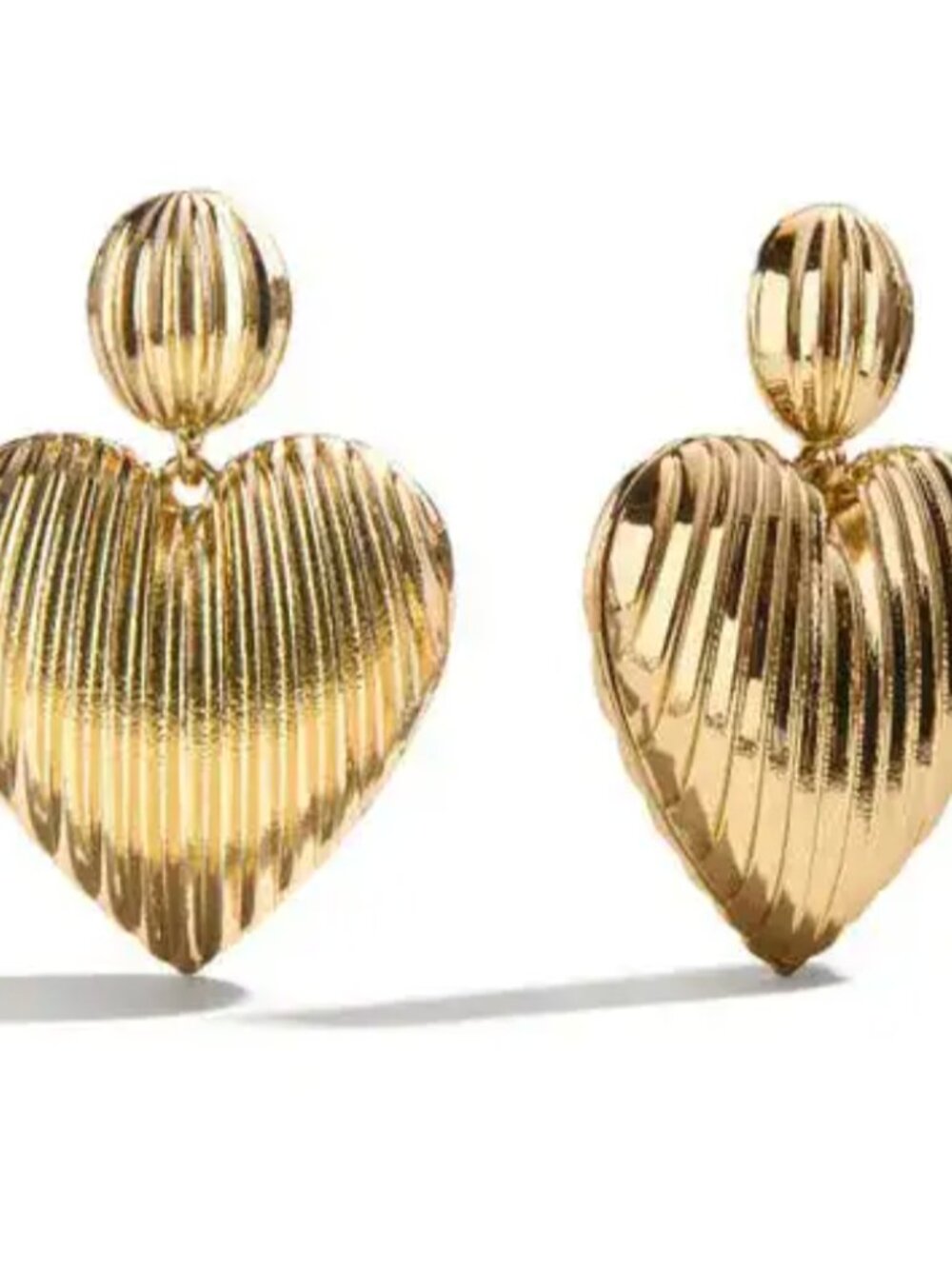 Baublebar Heart Drop Earrings NWT